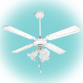 Ventilator de tavan, alb, 3xE27, 105 cm, 50 W - CF 1050 L